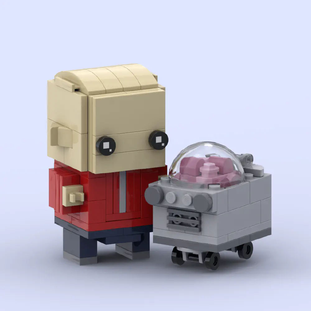 AI Guy LEGO MOC - Render 1