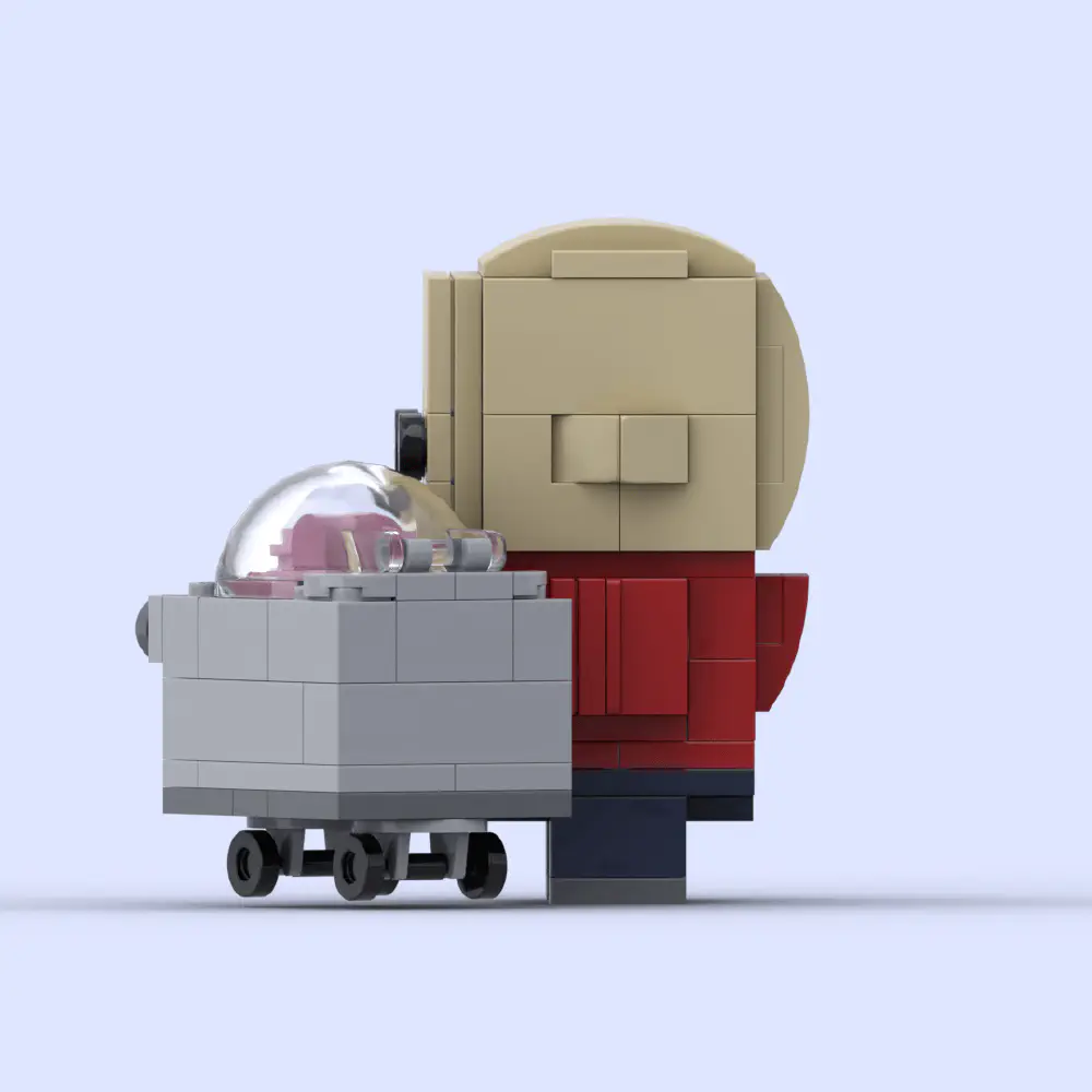 AI Guy LEGO MOC - Render 4