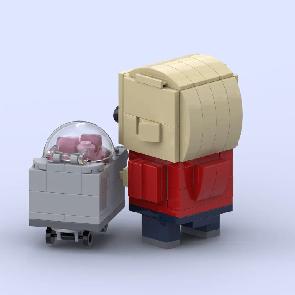 AI Guy LEGO MOC - Render 5