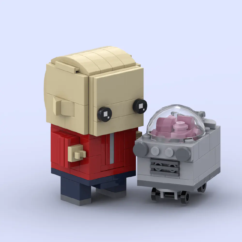 AI Guy LEGO MOC - Render 9