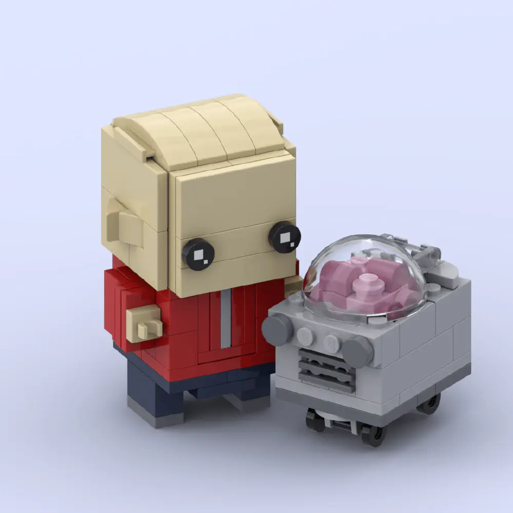 AI Guy LEGO MOC - Render 10