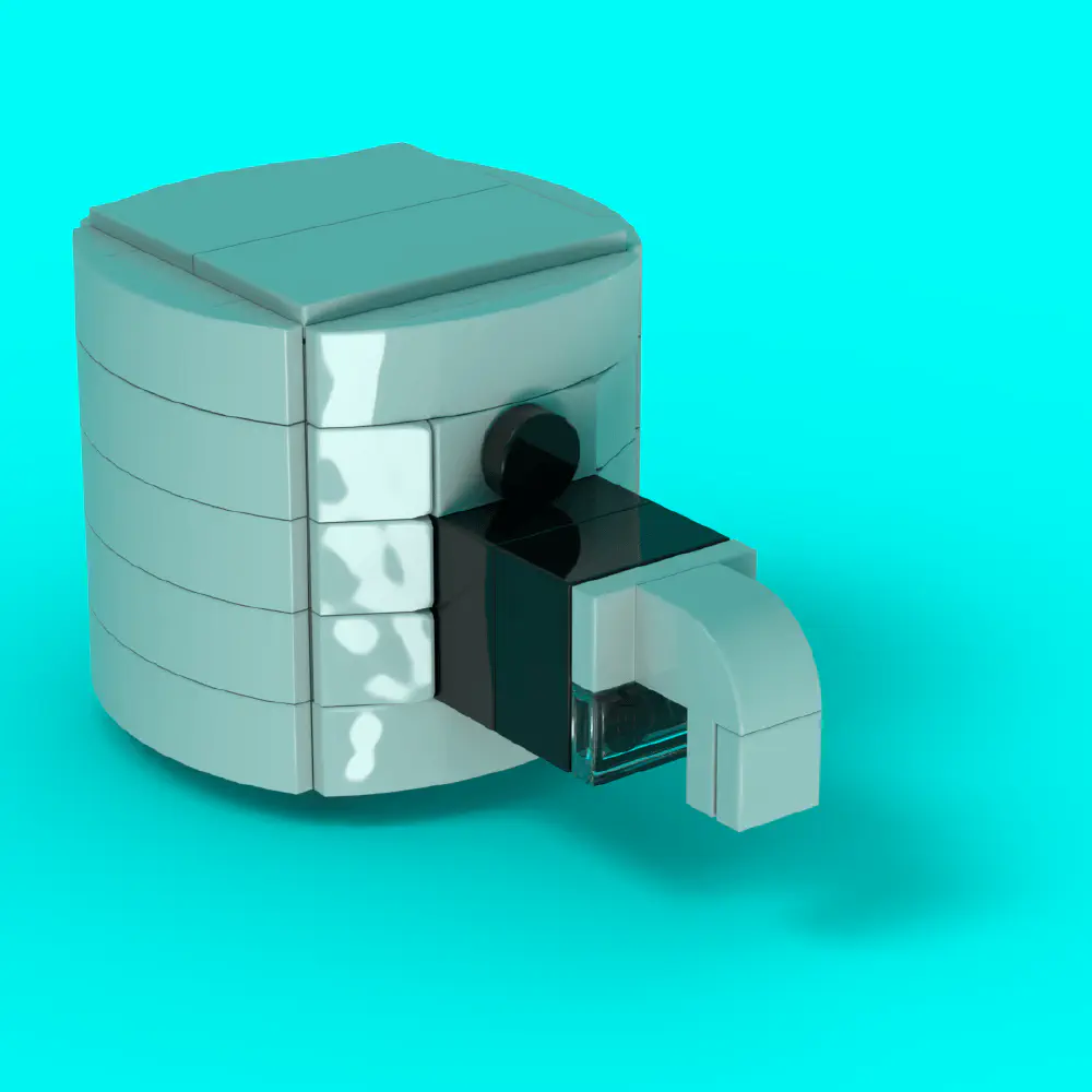 Xiaomi Smart Air Fryer Pro 4L LEGO MOC - Render 9