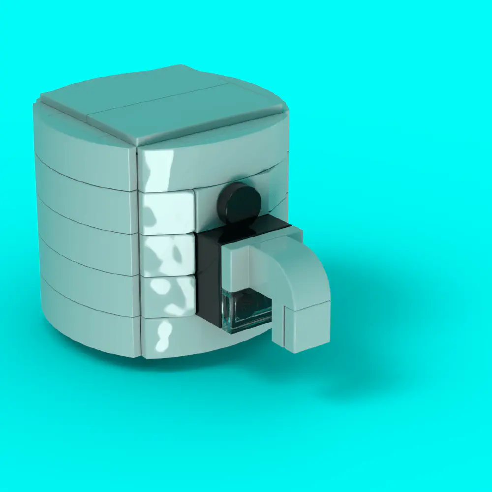 Xiaomi Smart Air Fryer Pro 4L LEGO MOC - Render 10