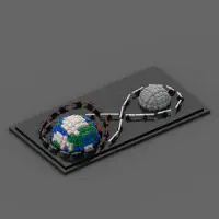 Artemis II Flight Path LEGO MOC - Thumbnail 2