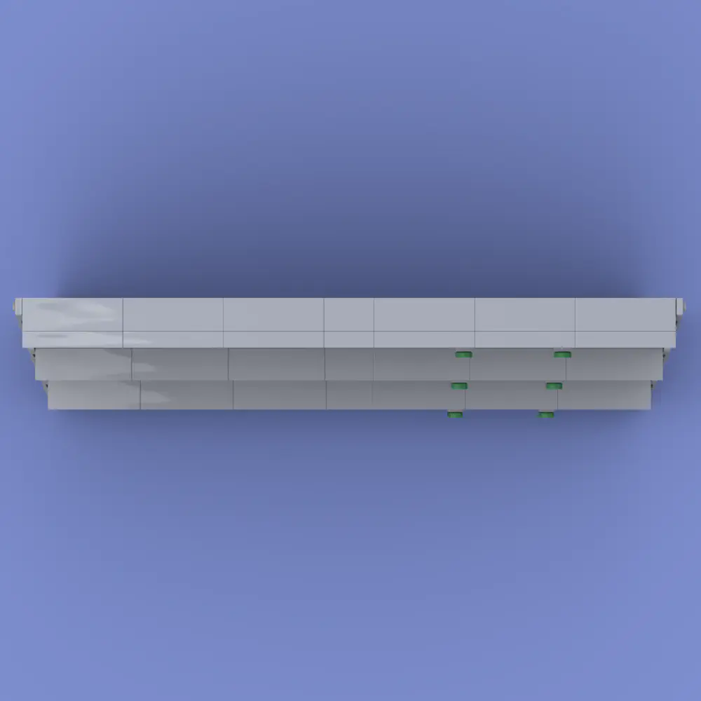 Back to the Future Time Circuits LEGO MOC - Render 9