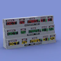 Back to the Future Time Circuits LEGO MOC - Thumbnail 7