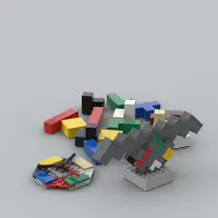 Lego Balance Tetris LEGO MOC - Thumbnail 4
