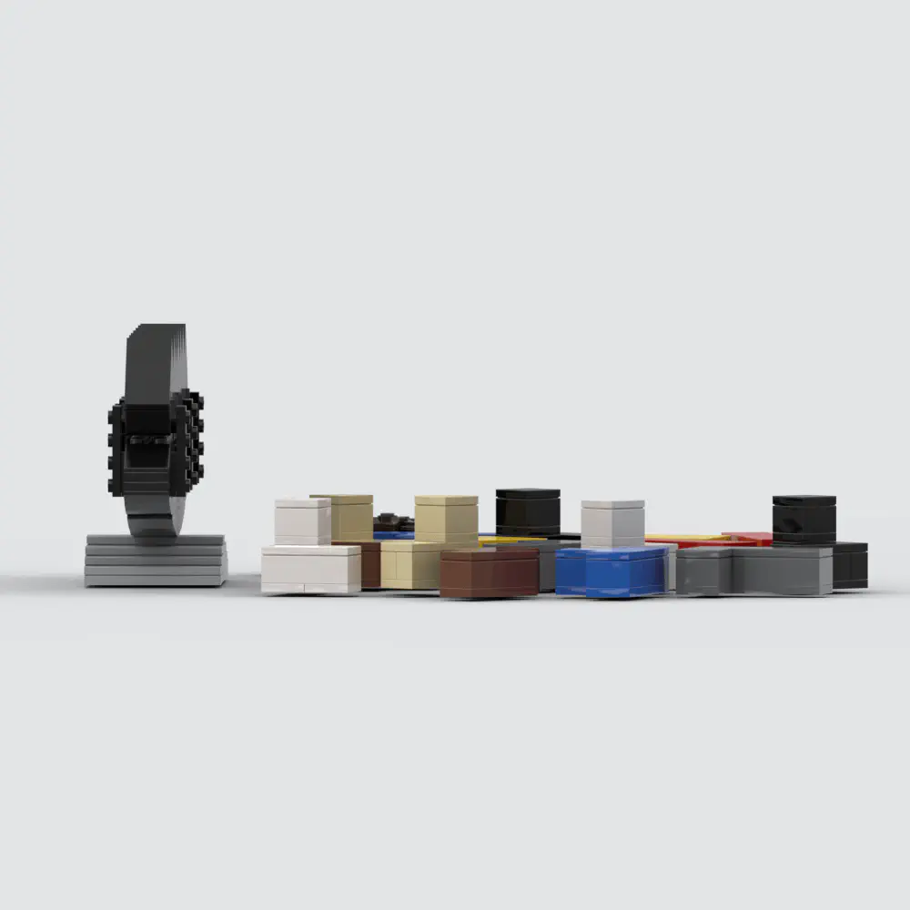 Balance Tetris V2 LEGO MOC - Render 8