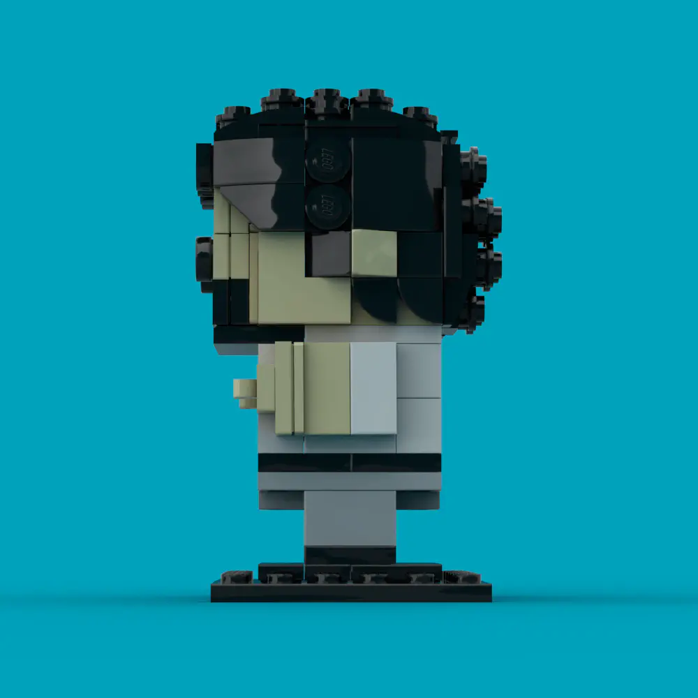 Beard Guy LEGO MOC - Render 2