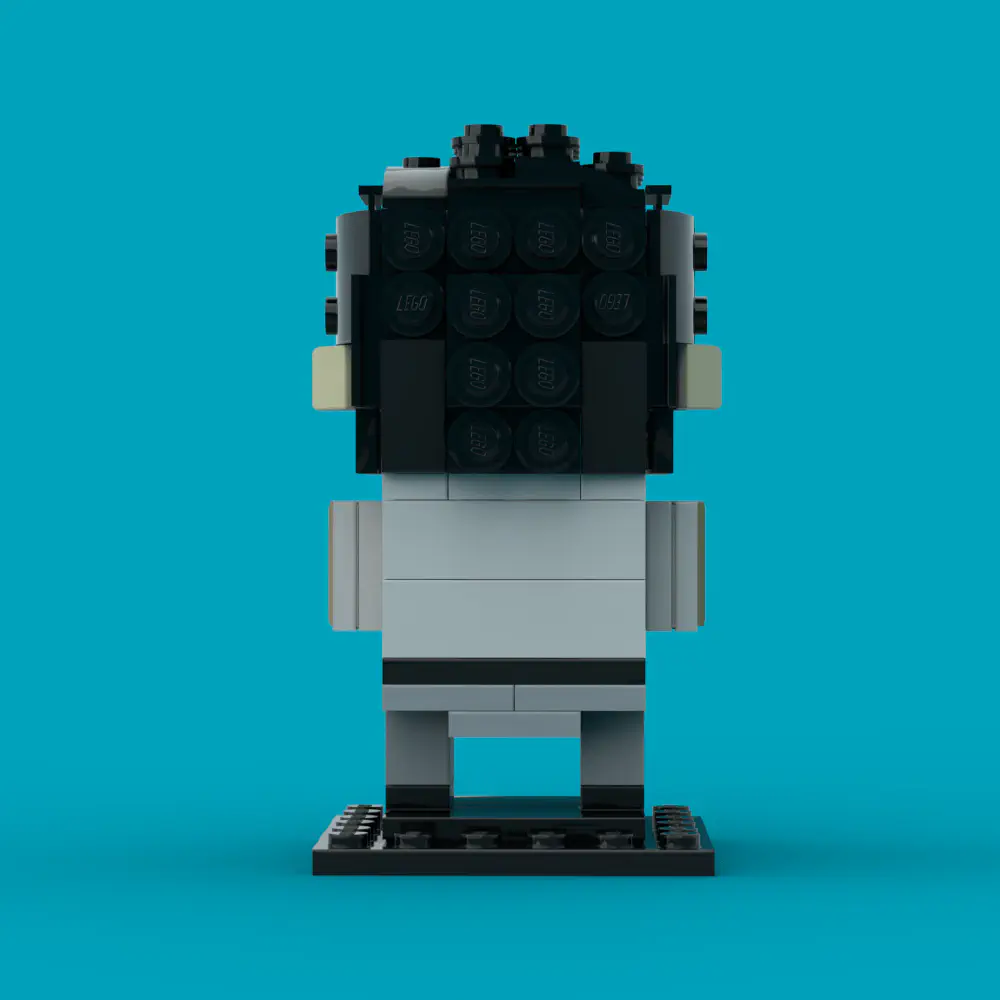 Beard Guy LEGO MOC - Render 4