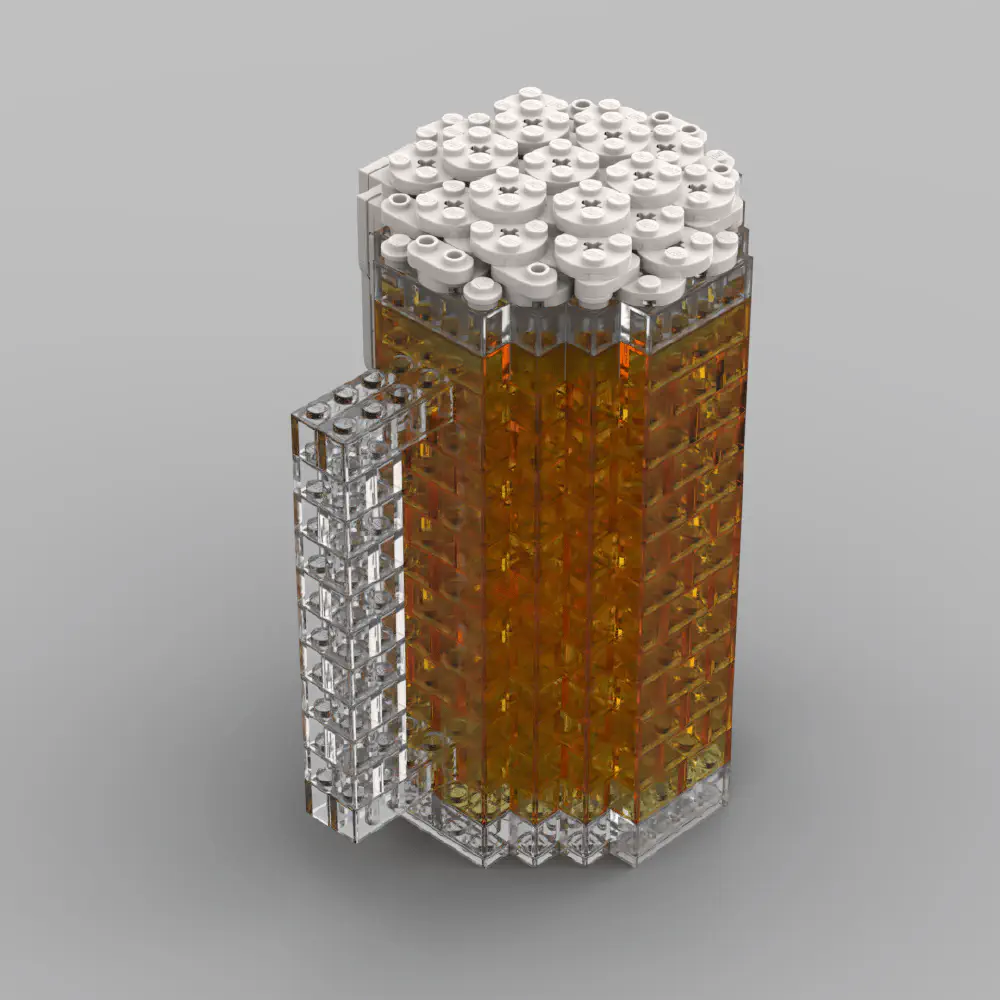Lego Beer Mug LEGO MOC - Render 4