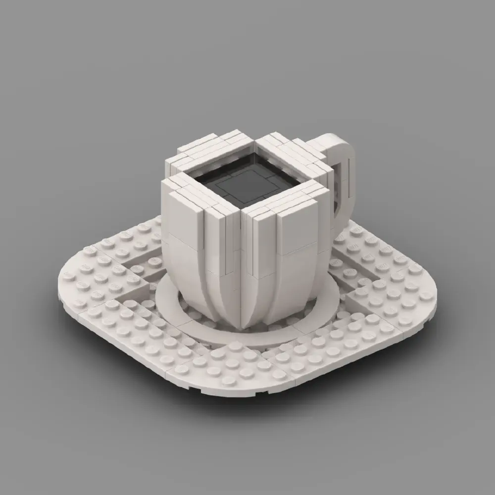 LEGO Espresso Cup MOC LEGO MOC - Render 7