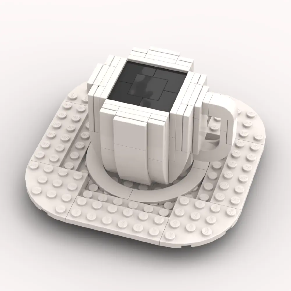 LEGO Espresso Cup MOC LEGO MOC - Render 1