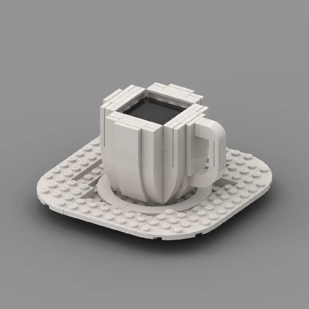 LEGO Espresso Cup MOC LEGO MOC - Render 1