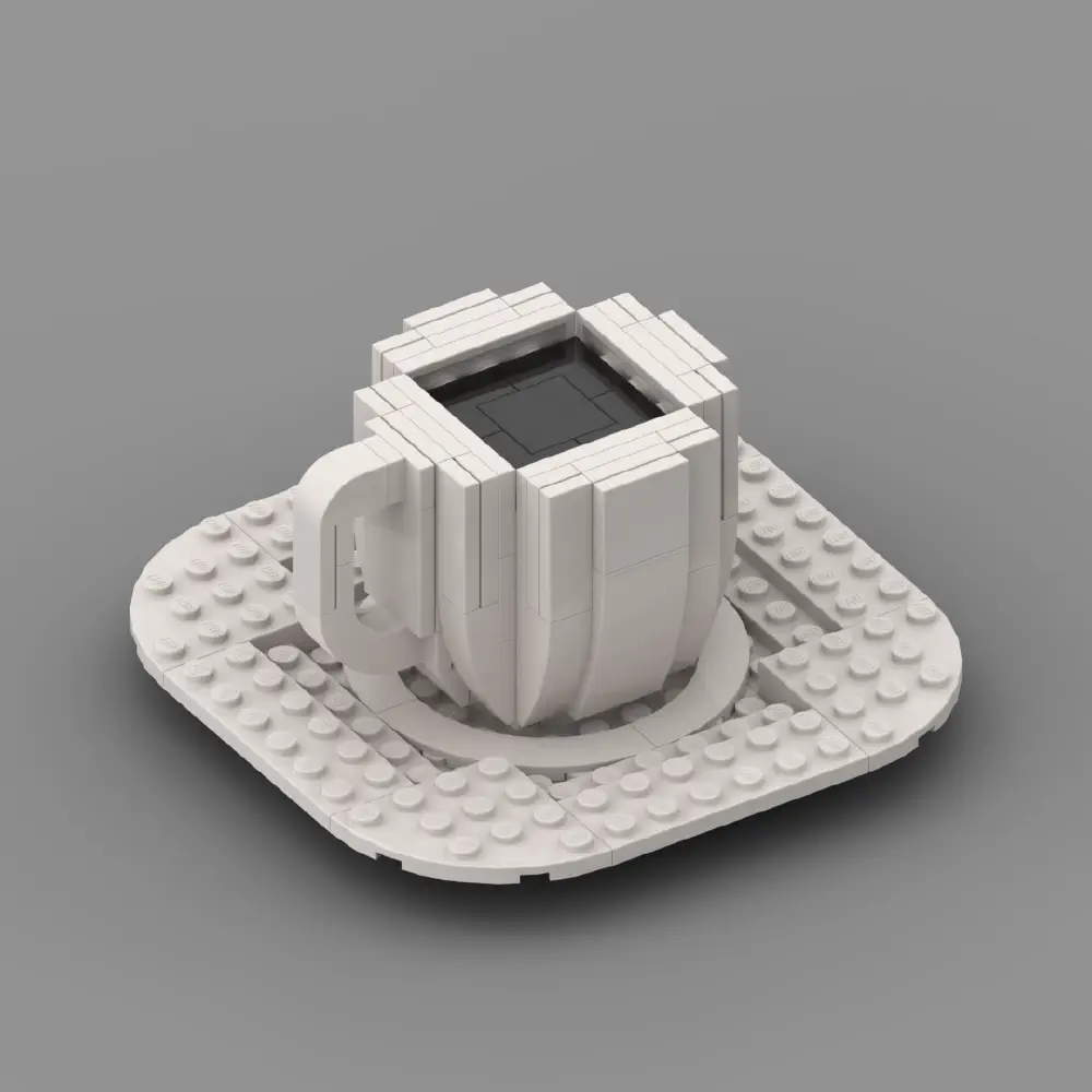 LEGO Espresso Cup MOC LEGO MOC - Render 3
