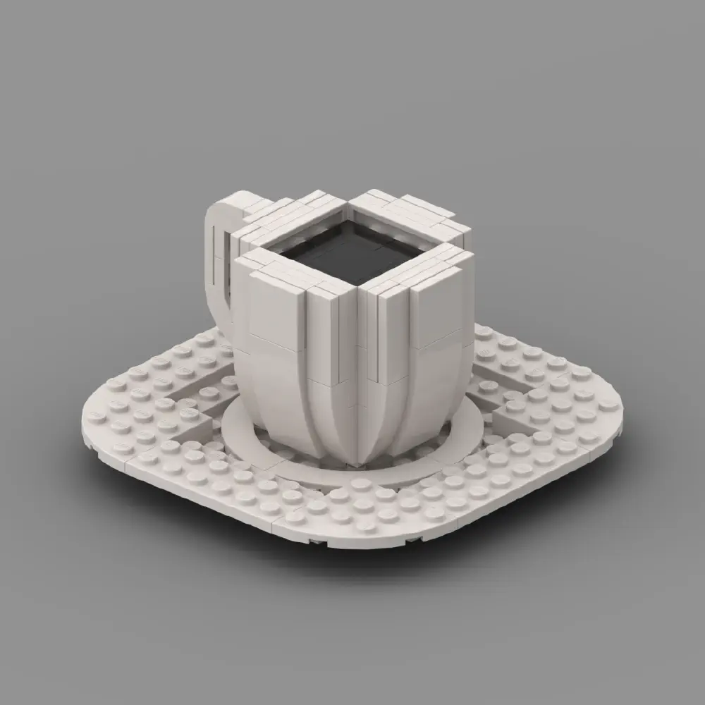 LEGO Espresso Cup MOC LEGO MOC - Render 5