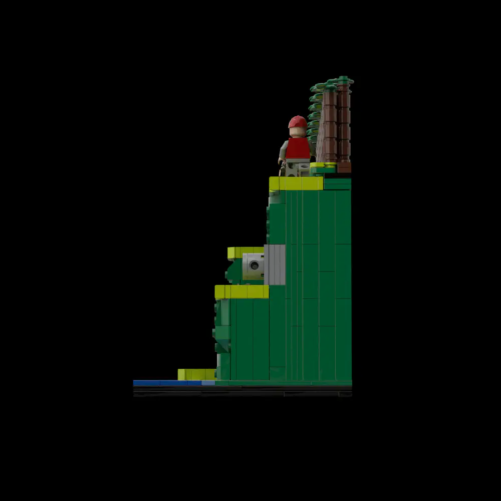 Contra Diorama LEGO MOC - Render 2