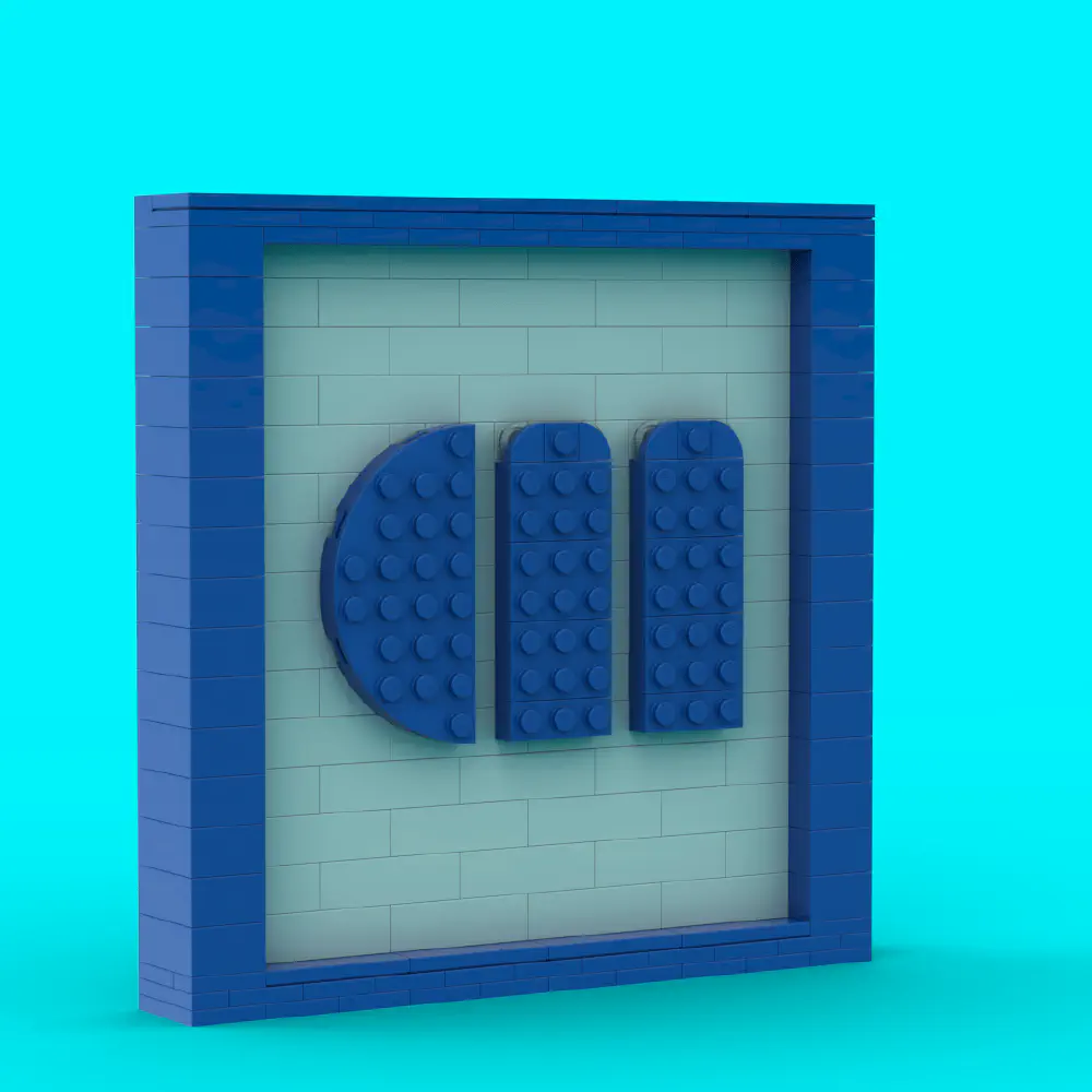Critical Manufacturing Logo LEGO MOC - Render 7