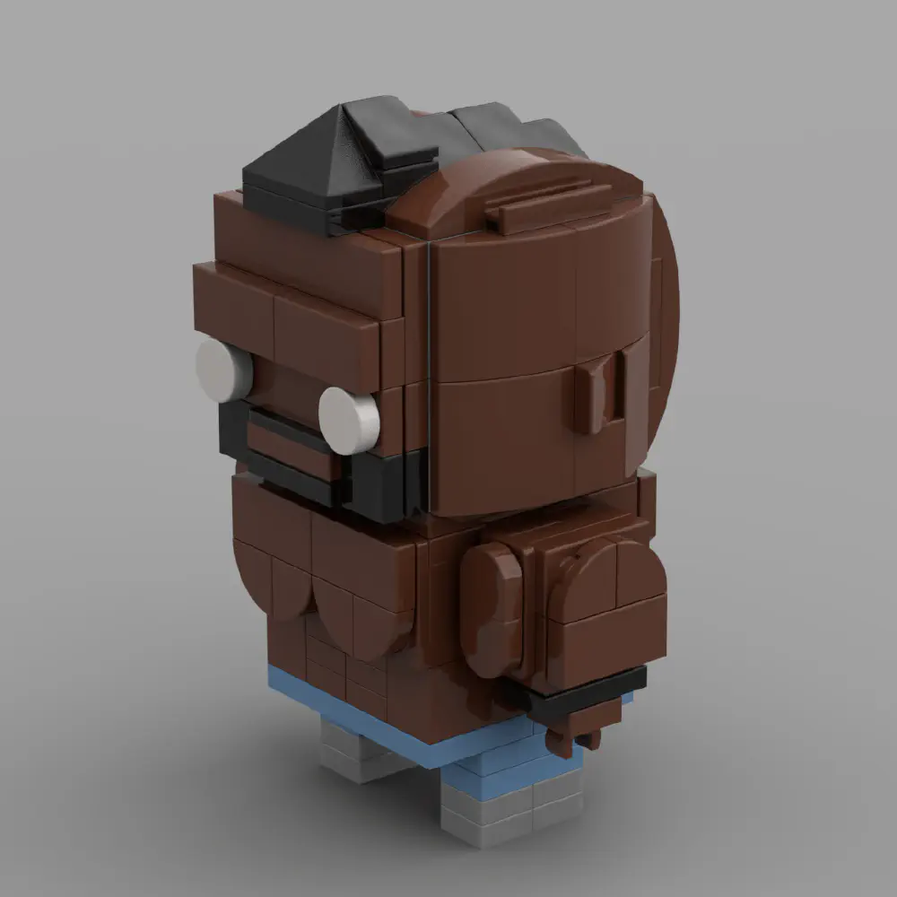Abobo - Double Dragon LEGO MOC - Render 2