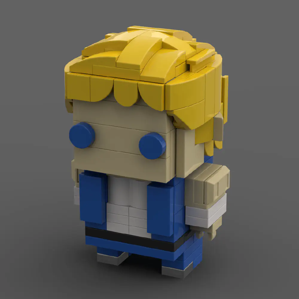 Billy Lee - Double Dragon LEGO MOC - Render 2