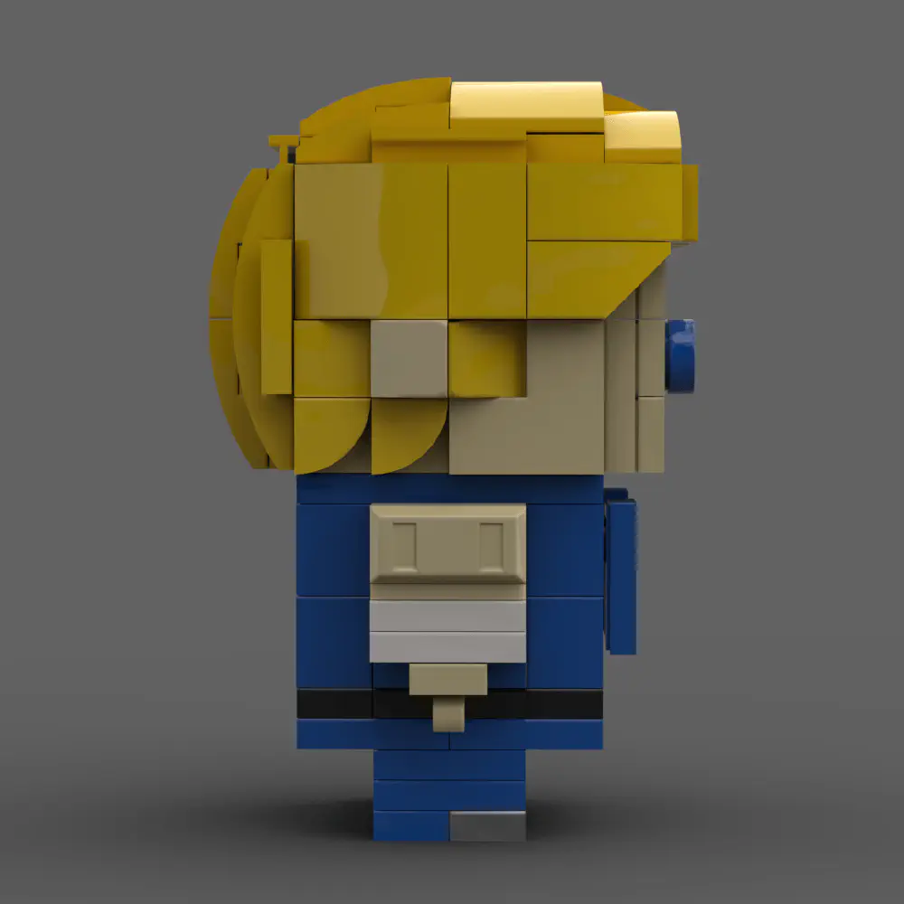 Billy Lee - Double Dragon LEGO MOC - Render 3