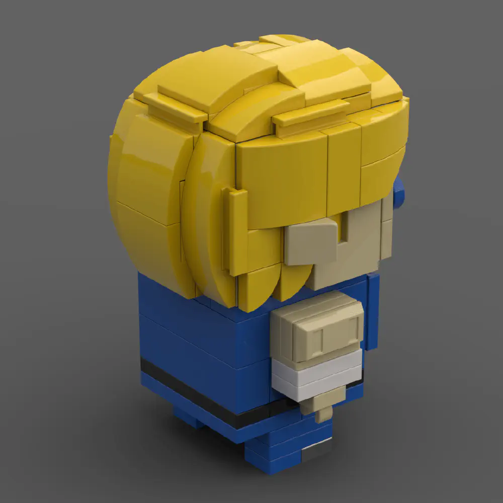 Billy Lee - Double Dragon LEGO MOC - Render 4