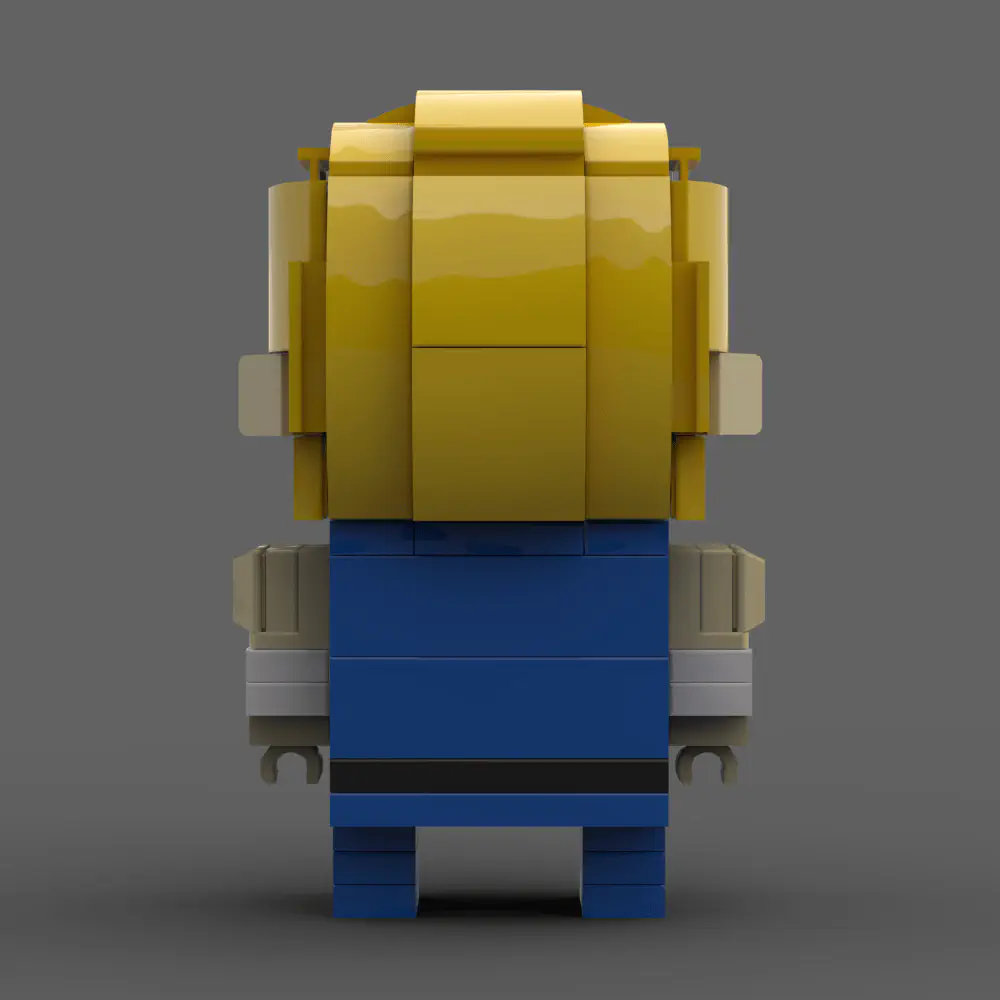 Billy Lee - Double Dragon LEGO MOC - Render 5