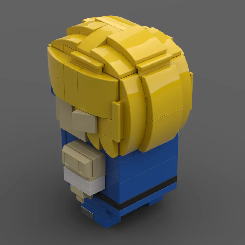 Billy Lee - Double Dragon LEGO MOC - Render 6