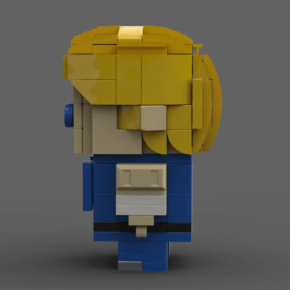 Billy Lee - Double Dragon LEGO MOC - Render 7