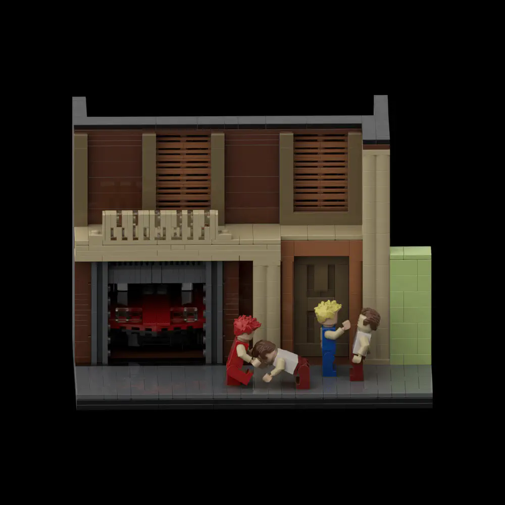 Double Dragon Diorama LEGO MOC - Render 9