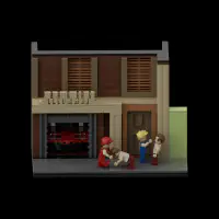 Double Dragon Diorama LEGO MOC - Thumbnail 9