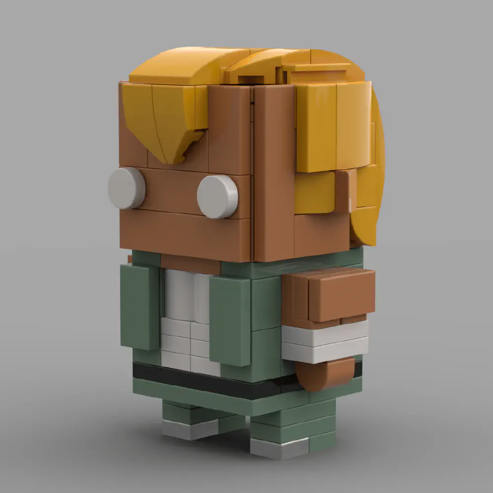 Jeff - Double Dragon LEGO MOC - Render 1