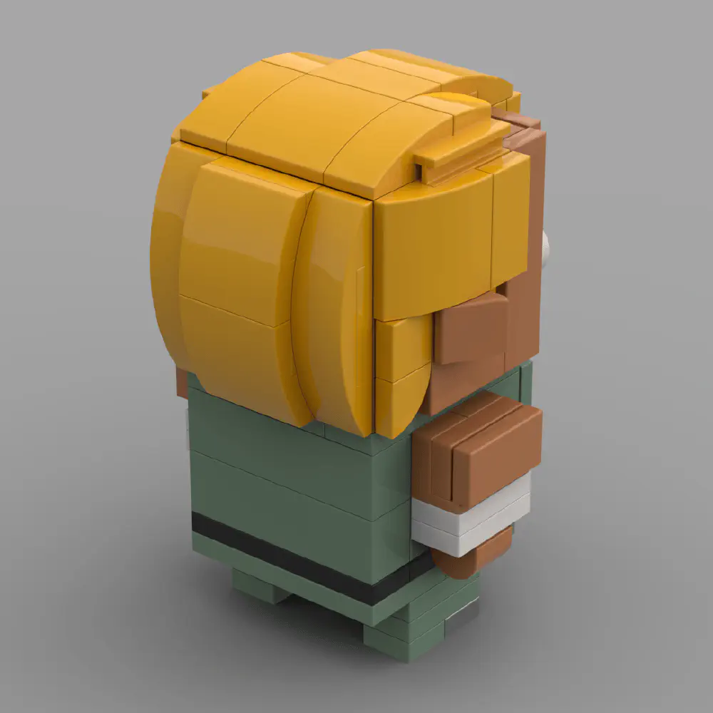 Jeff - Double Dragon LEGO MOC - Render 3