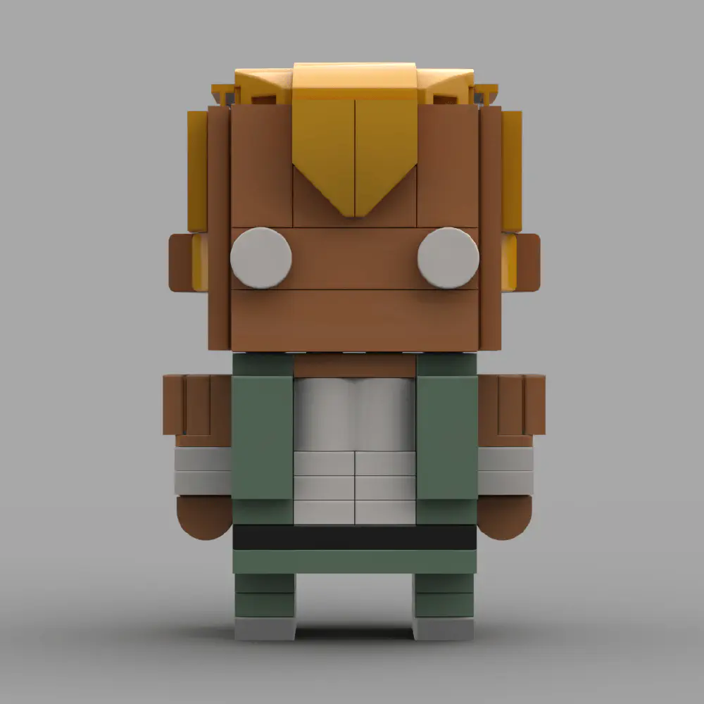 Jeff - Double Dragon LEGO MOC - Render 7