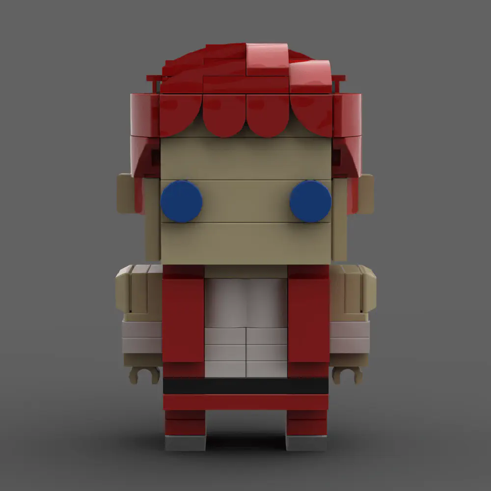 Jimmy Lee - Double Dragon LEGO MOC - Render 7