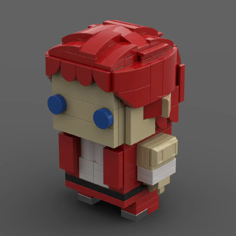 Jimmy Lee - Double Dragon LEGO MOC - Render 1