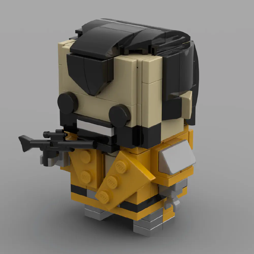 Willy - Double Dragon LEGO MOC - Render 2