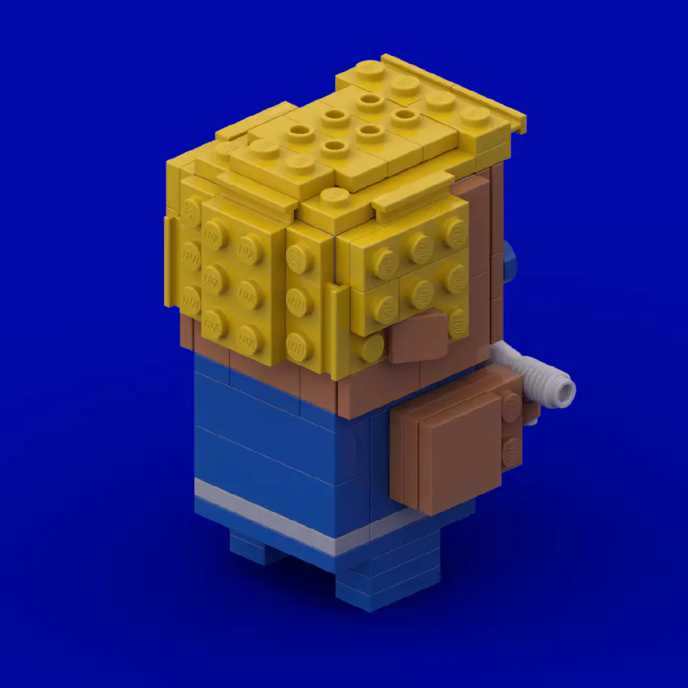 Duke Nukem 1 LEGO MOC - Render 5
