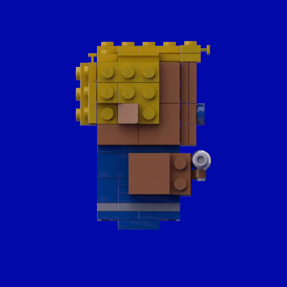Duke Nukem 1 LEGO MOC - Render 6