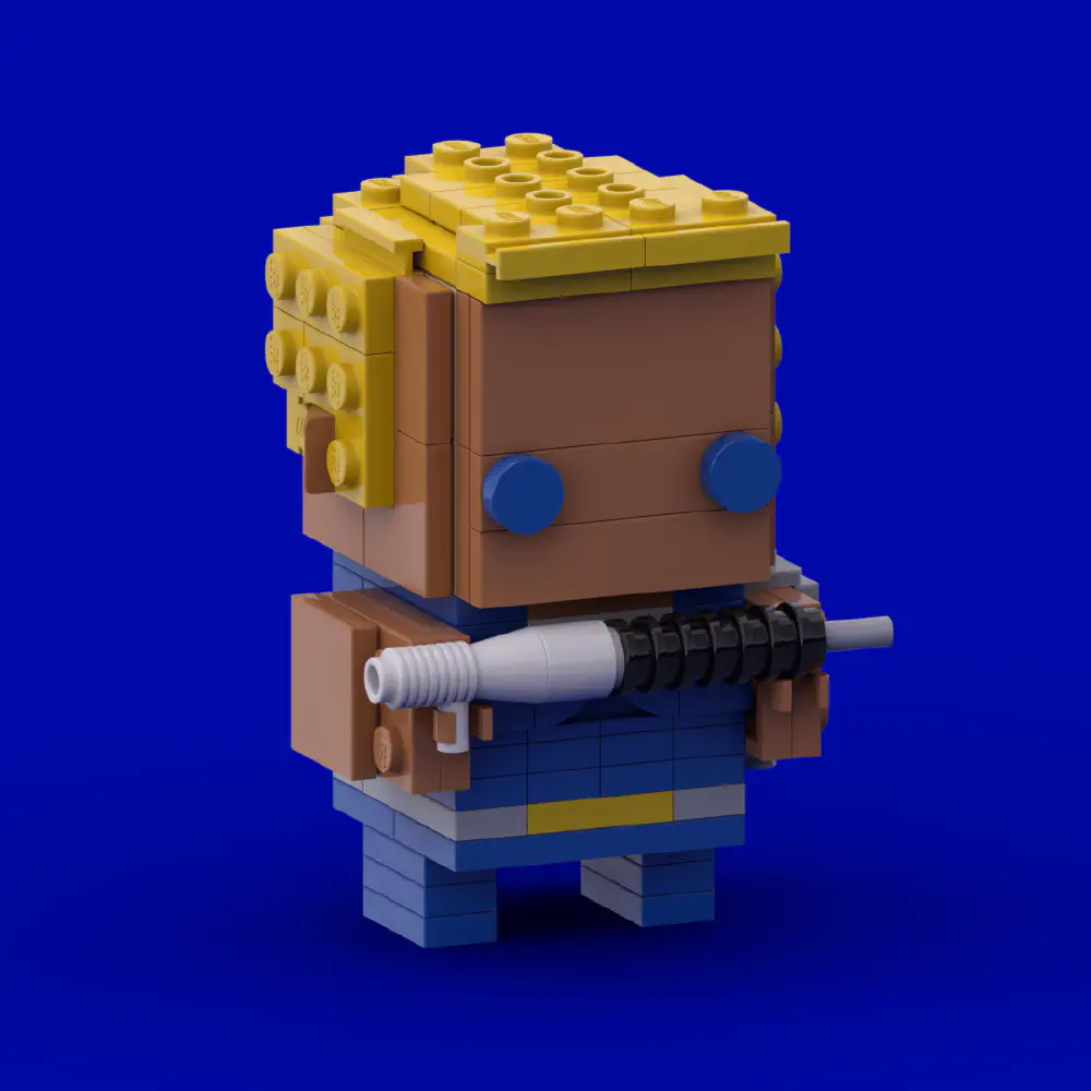 Duke Nukem 1 LEGO MOC - Render 7