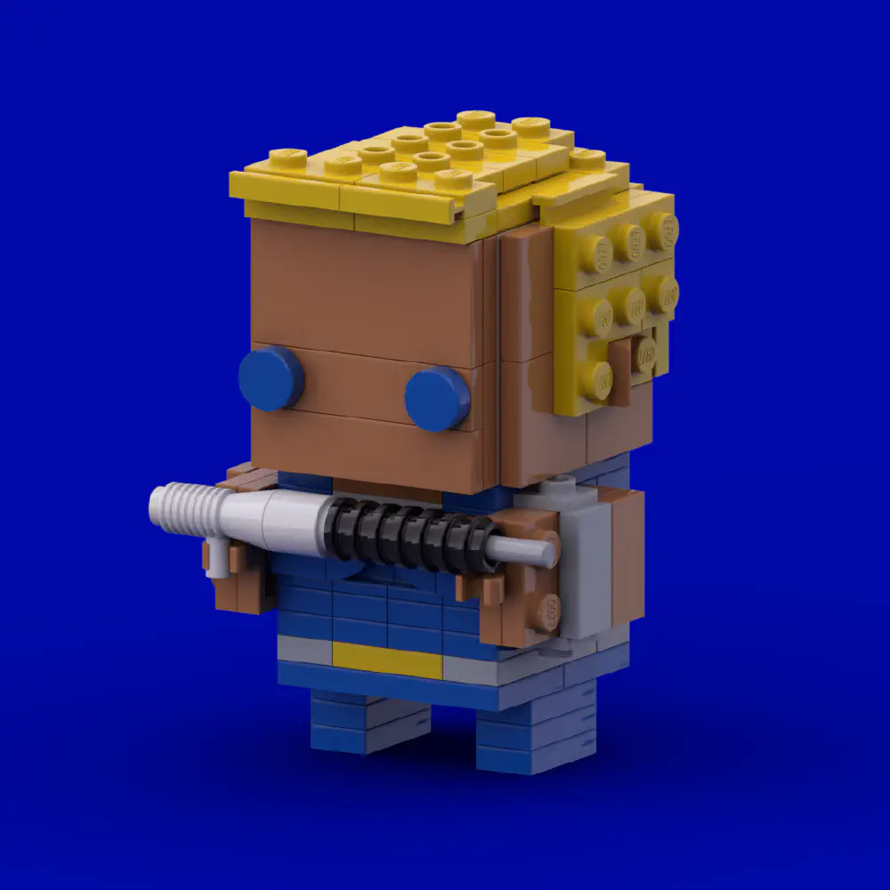 Duke Nukem 1 LEGO MOC - Render 1