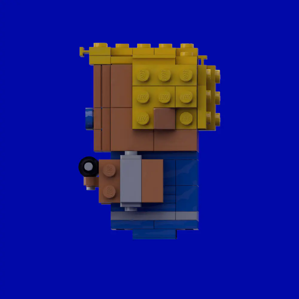 Duke Nukem 1 LEGO MOC - Render 2