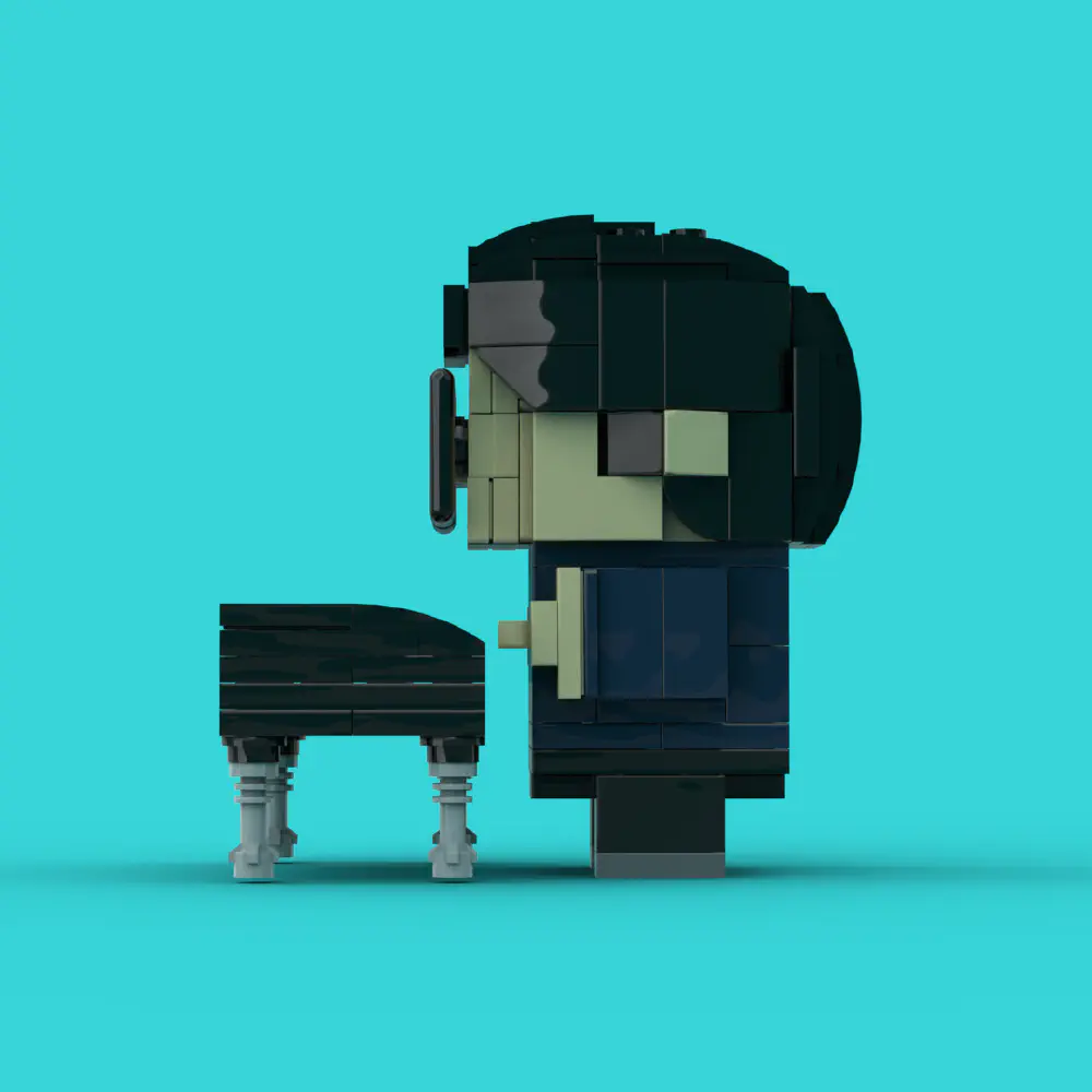 Electric Organ Guy LEGO MOC - Render 2