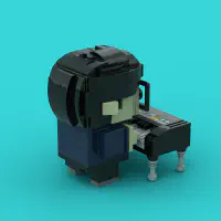 Electric Organ Guy LEGO MOC - Thumbnail 5