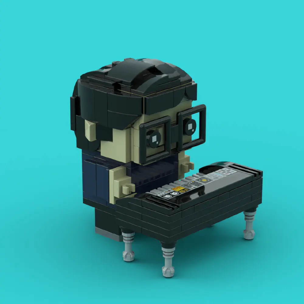 Electric Organ Guy LEGO MOC - Render 7