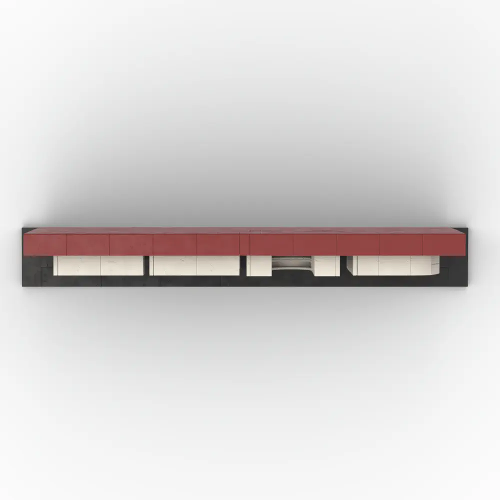 FEUP Logo in LEGO LEGO MOC - Render 3