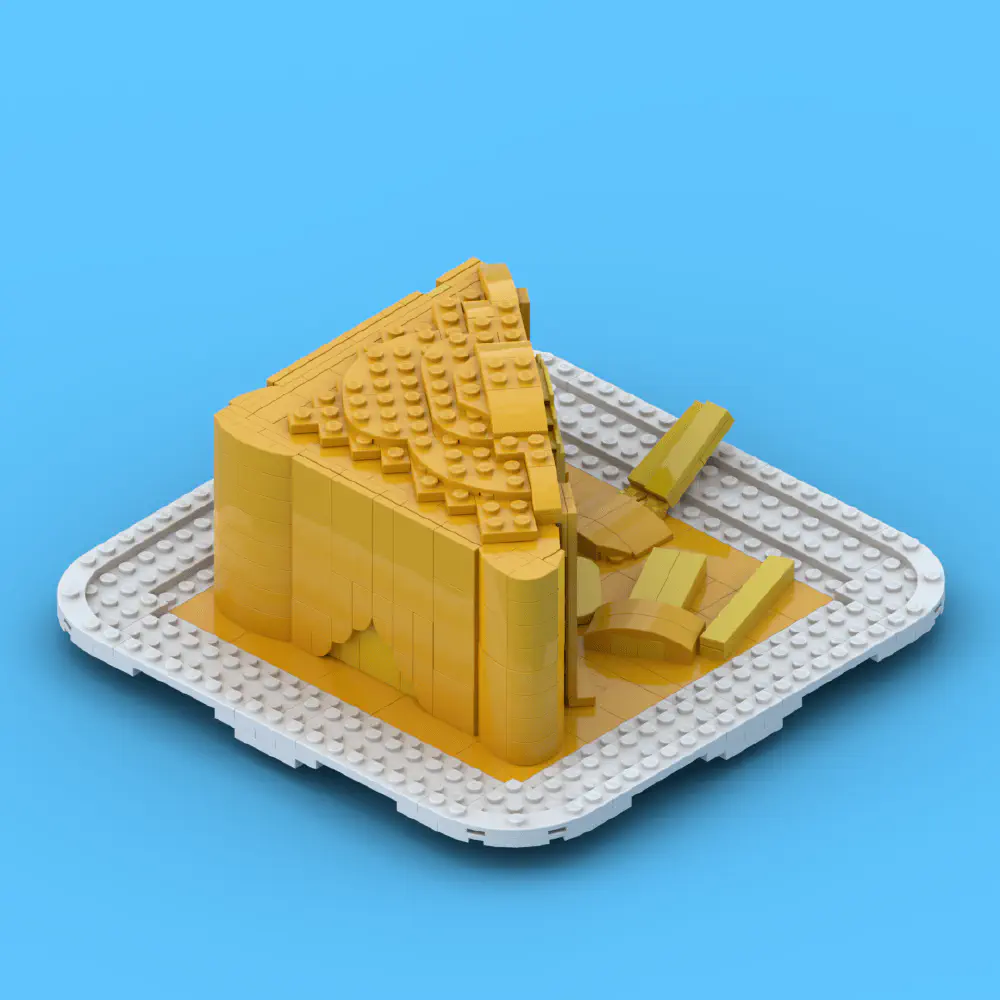 Francesinha – Porto’s Ultimate Bite in LEGO! LEGO MOC - Render 7