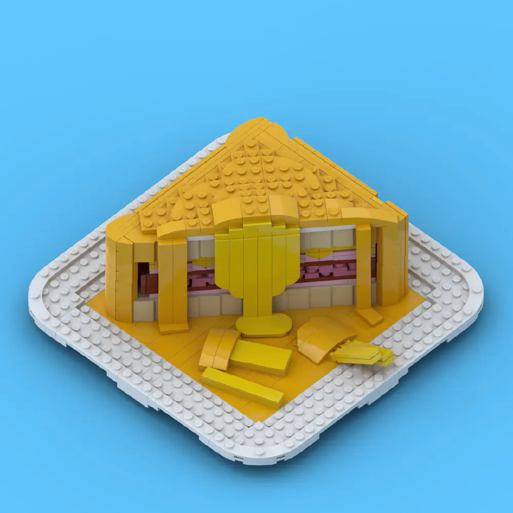 Francesinha – Porto’s Ultimate Bite in LEGO! LEGO MOC - Render 9
