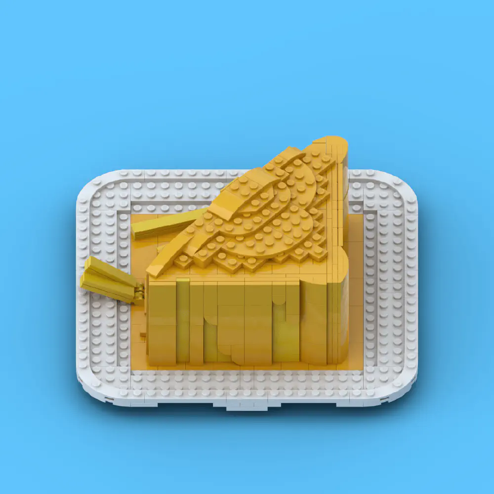 Francesinha – Porto’s Ultimate Bite in LEGO! LEGO MOC - Render 4