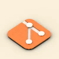 Git Logo – 20-Year Anniversary LEGO MOC - Thumbnail 2